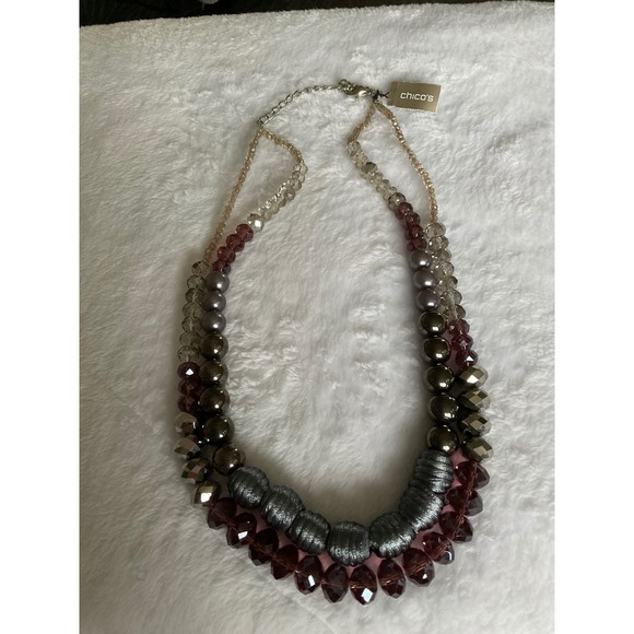 Chico's Jewelry - Chico's Double Strand Beaded Necklace